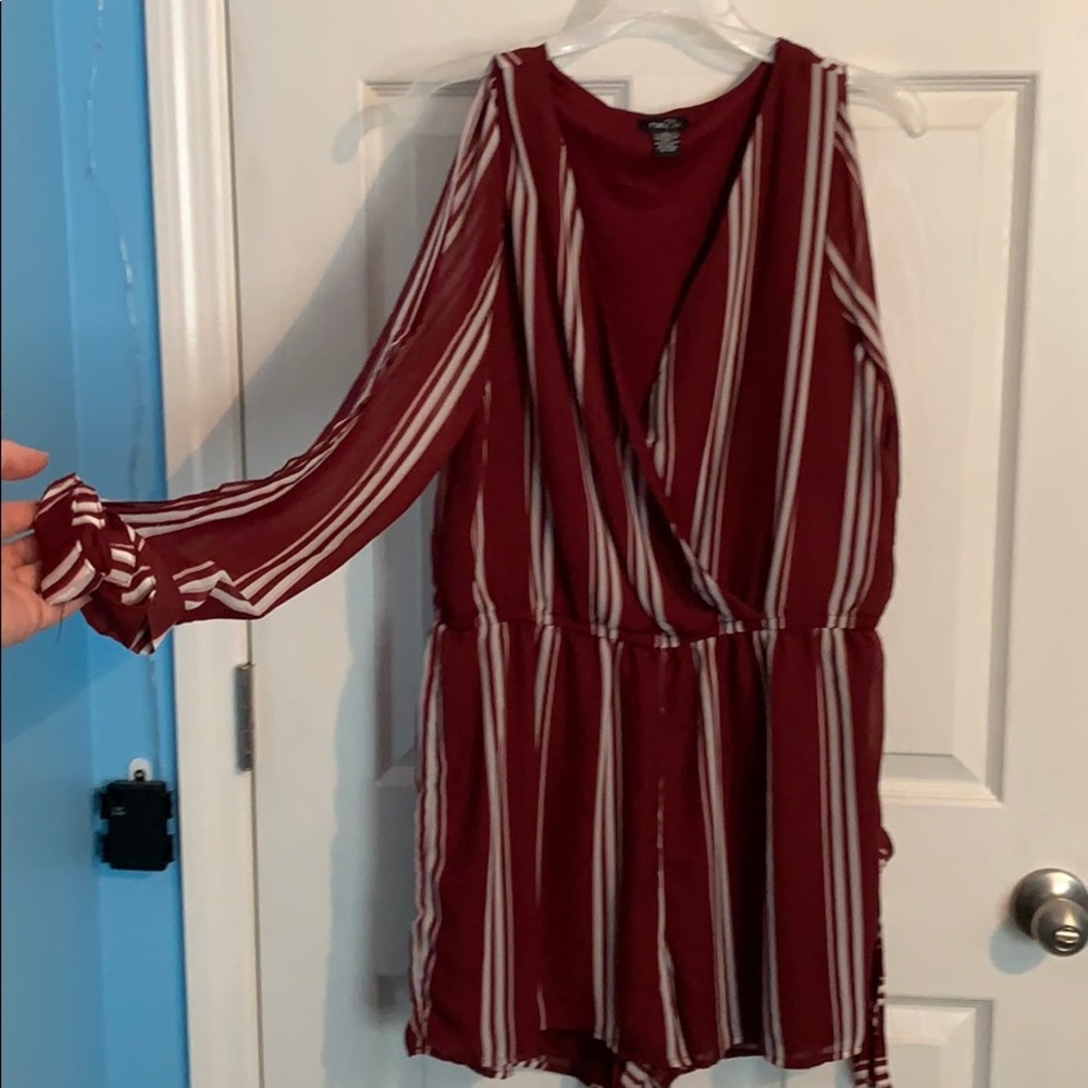Striped romper